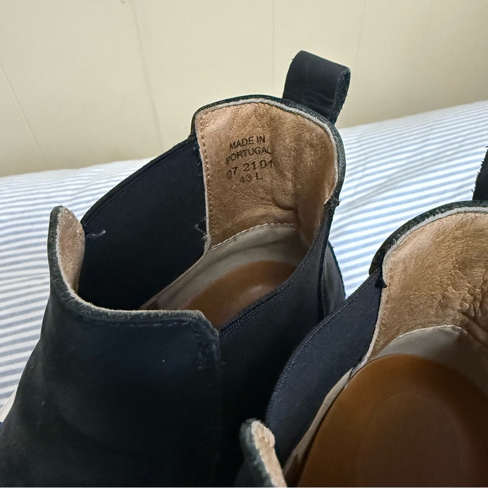 Size 43L Birkenstock Men's Black Leather Chelsea Boots - Picture 3 of 7